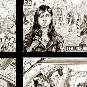 Les paparazzi <span>storyboard 16 vignettes</span>
